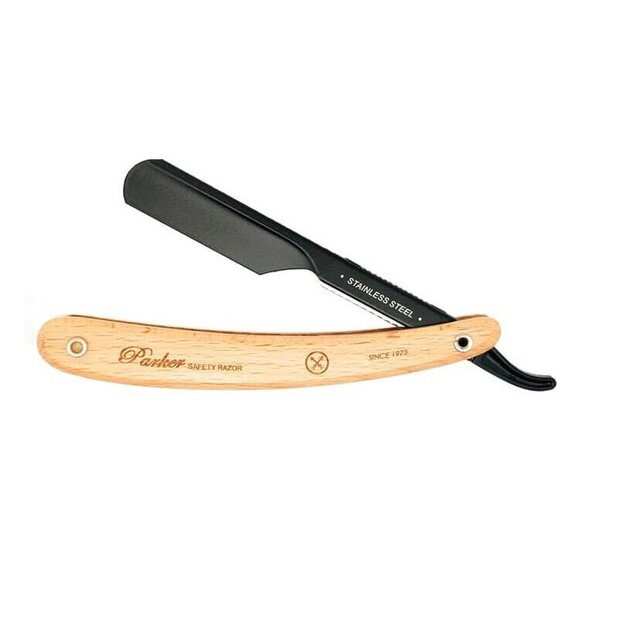 Shavette razor Parker PTPBA Stainless steel, wood — Nebrito.com